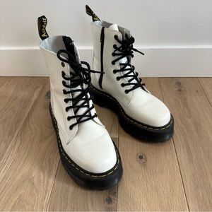 White Platform Dr Martens